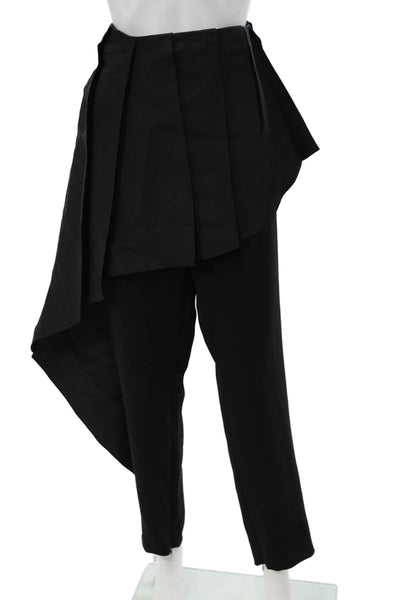 Agolde Women Straight Pencil Maxi Skirt Black Polyester Size 33
