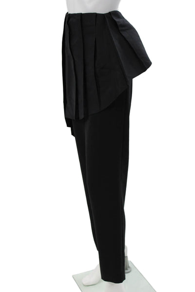 Agolde Women Straight Pencil Maxi Skirt Black Polyester Size 33