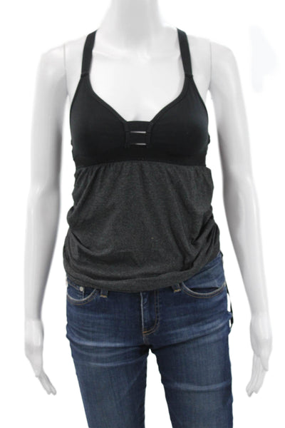 Lululemon Womens Sleeveless Camisole Black Polyester Size 4