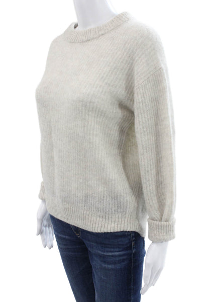 Everlane Unisex Pullover Sweater Beige Alpaca Merino Size XS