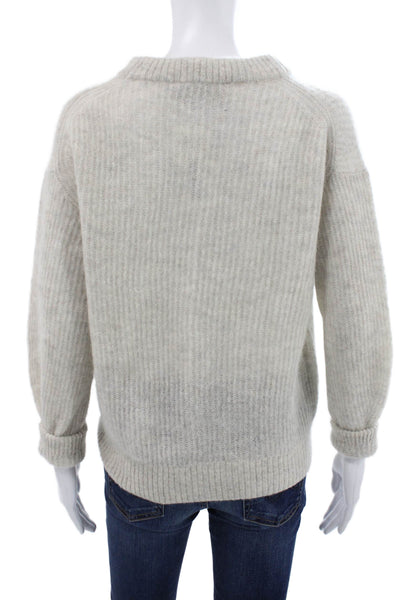 Everlane Unisex Pullover Sweater Beige Alpaca Merino Size XS