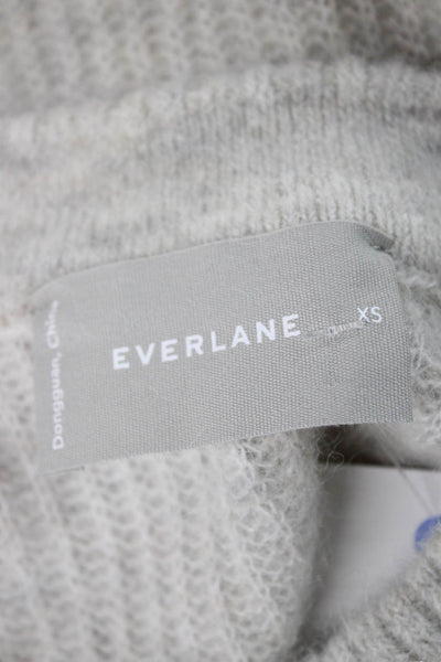 Everlane Unisex Pullover Sweater Beige Alpaca Merino Size XS