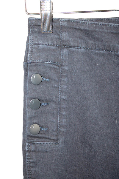 J Brand Womens High Waist Black Jeggings 29 Inseam Size 25