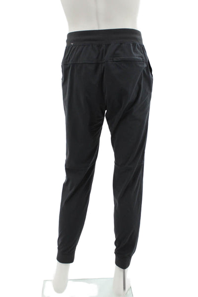 Lululemon Mens Jogger Pants Black Drawstring Polyester Size M