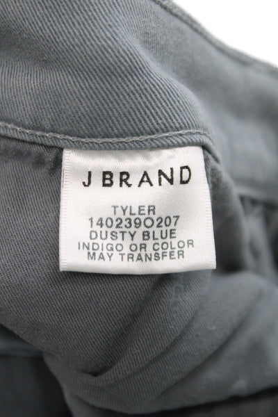 J Brand Mens Chino Pants Gray Button Closure Size 36