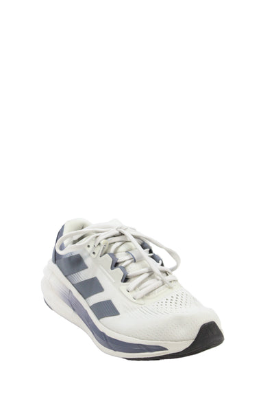 Adidas Mens Questar 3 Running Sneakers White Blue Size 11