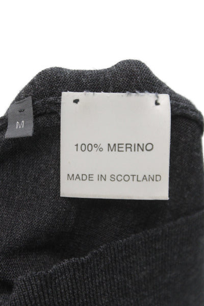 Bamford Womens Basic Dark Gray Crew Neck Short Sleeve T-Shirt Size M