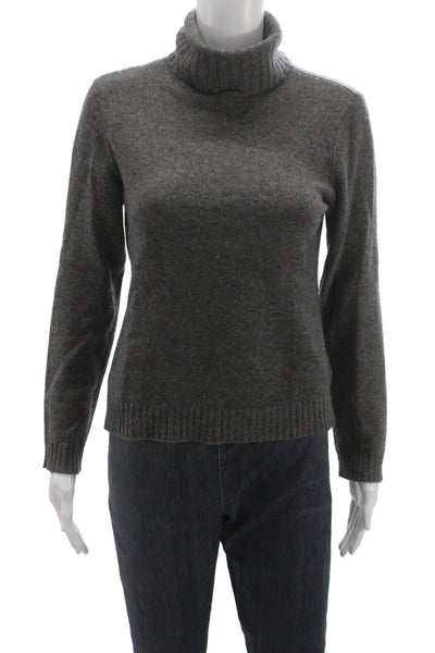 Lauren Ralph Lauren Unisex Dark Gray Cashmere Turtleneck Pullover Size S
