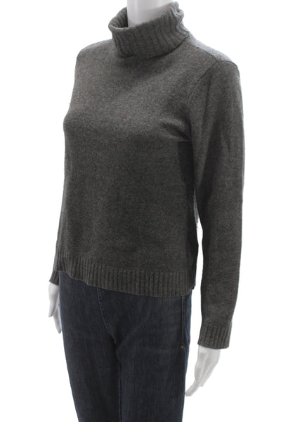 Lauren Ralph Lauren Unisex Dark Gray Cashmere Turtleneck Pullover Size S