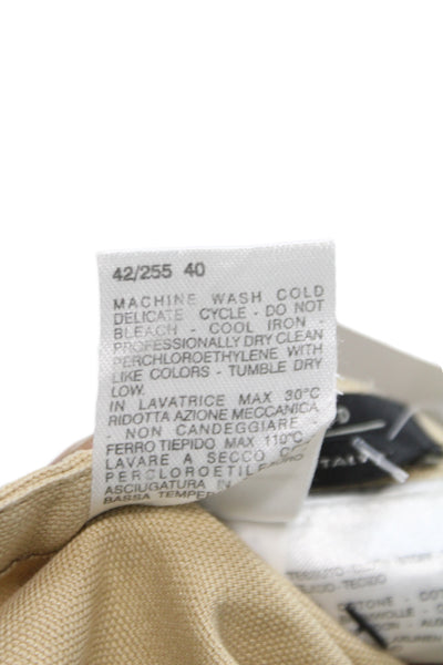 Weekend Max Mara Womens Straight Pencil Skirt Beige Size 6