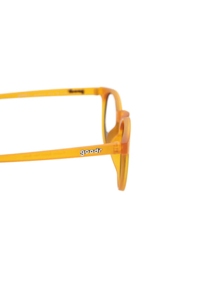 Goodr Unisex Adults Circular Sunglasses Orange Size 1.75"-0.5" 5.25"