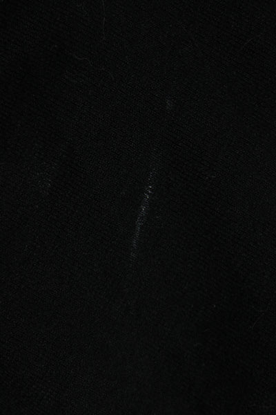Zara Unisex Pullover Sweater Black Mock Neck Long Sleeve Size M