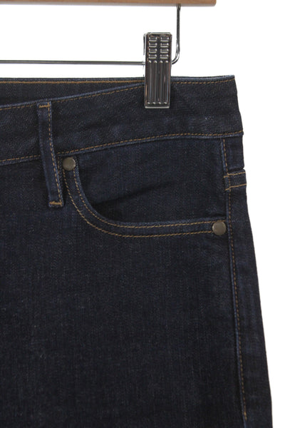 Ann Mashburn Women Dark Blue Wide Leg Jeans Size 26