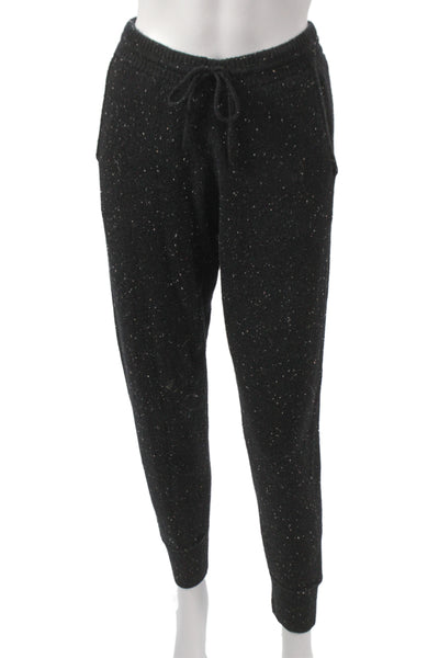Theory Womens Black Jogger Sweatpants Wool Cashmere Petite Size XS