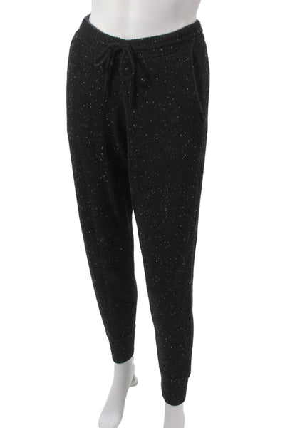 Theory Womens Black Jogger Sweatpants Wool Cashmere Petite Size XS