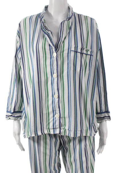 Sleepy Jones Mens Green 100% Cotton Graphic Sweatshirt Set Size L