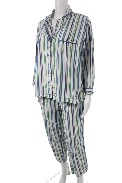 Sleepy Jones Mens Green 100% Cotton Graphic Sweatshirt Set Size L