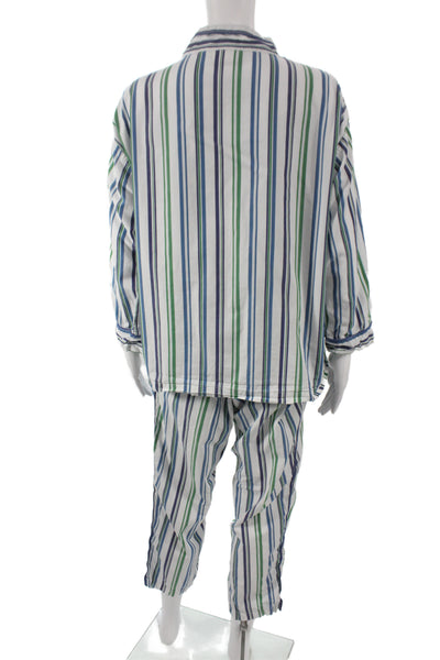 Sleepy Jones Mens Green 100% Cotton Graphic Sweatshirt Set Size L