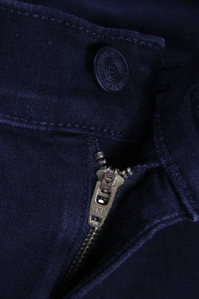 Mother Womens High Rise Bootcut Flared Black Jeans Button Size 23