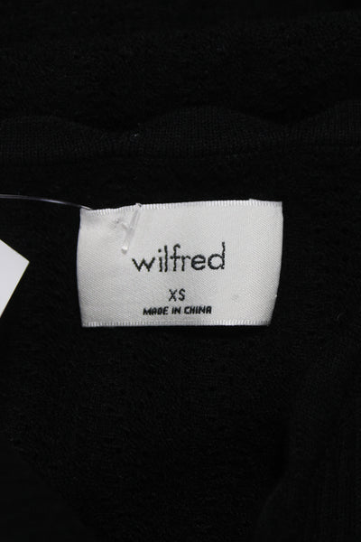 Wilfred Womens Black Cropped Camisole V Neck Sleeveless Size XS