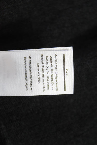 SmartWool Unisex Black Mock Neck Pullover Sweater Merino Blend Size M