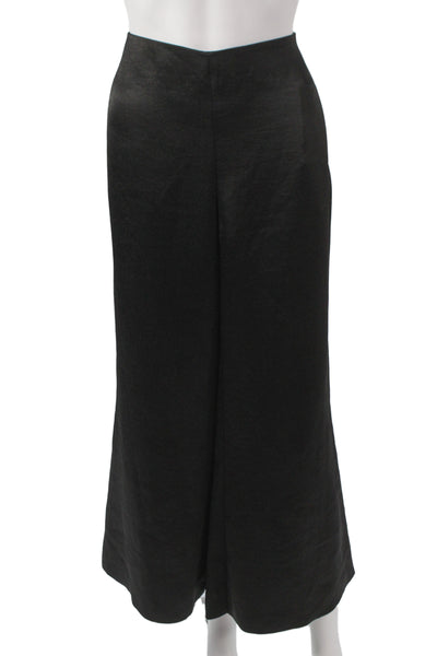 Vince Women Dress Pants Black Polyester Zip Solid Size 6