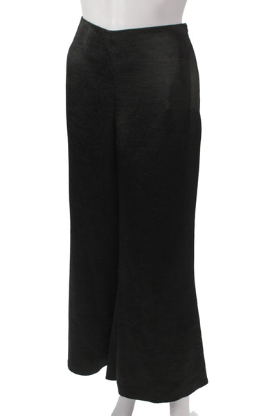 Vince Women Dress Pants Black Polyester Zip Solid Size 6