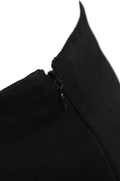 Vince Women Dress Pants Black Polyester Zip Solid Size 6