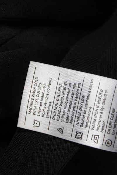 Vince Women Dress Pants Black Polyester Zip Solid Size 6