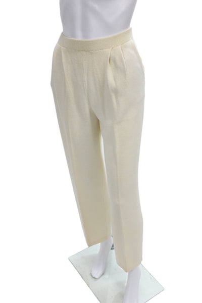 St. John Collection By Marie Gray Women Dress Pants Wool Beige Size 4