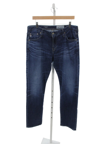 AG-ED Denim Mens Straight Dark Blue Jeans Size 33