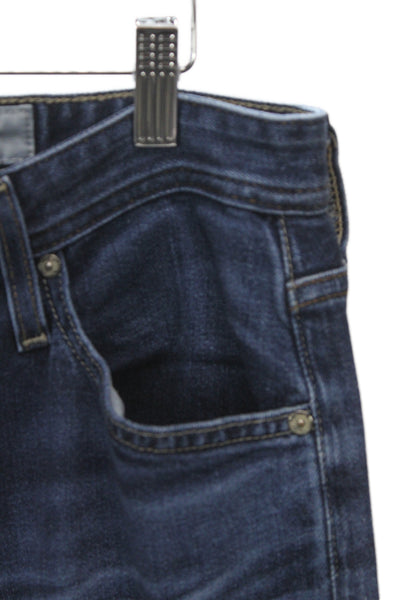 AG-ED Denim Mens Straight Dark Blue Jeans Size 33