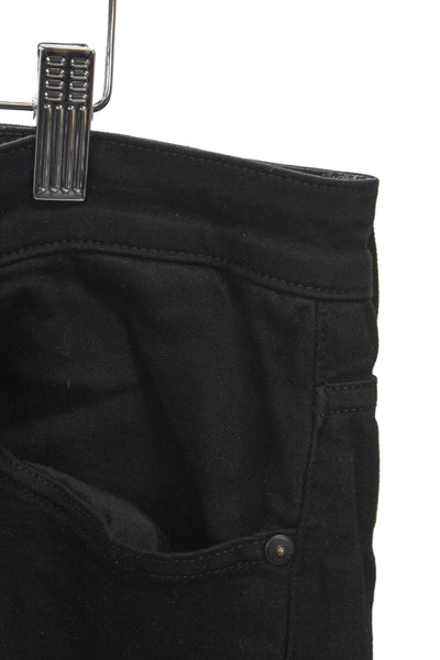 Paige Black Label Mens Black Straight Jeans Size 34