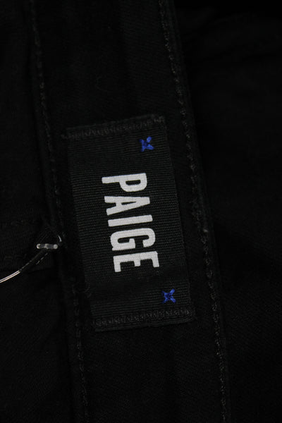 Paige Black Label Mens Black Straight Jeans Size 34