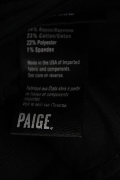 Paige Black Label Mens Black Straight Jeans Size 34