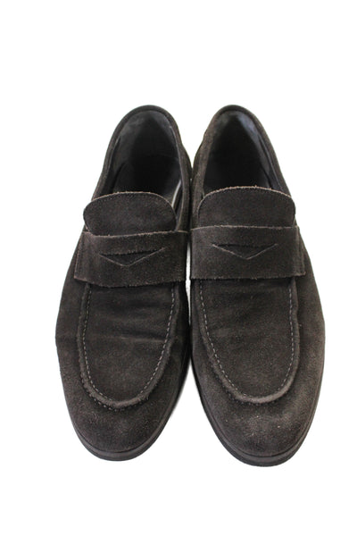 Marechiaro 1962 Mens Suede Slip On Loafers Brown Size 41 11