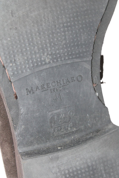 Marechiaro 1962 Mens Suede Slip On Loafers Brown Size 41 11