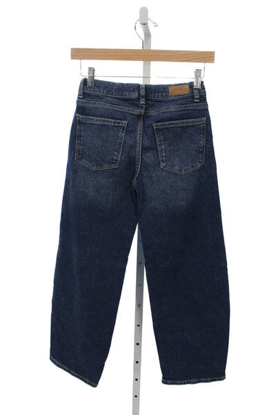 DL1961 Childrens Girls High Rise Slim Leg Jeans Blue Cotton Size 14