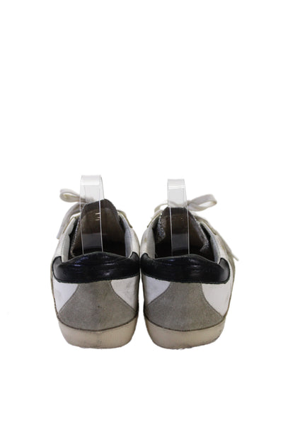 Golden Goose Deluxe Brand Womens Leather Superstar Sneakers White Size 35 5