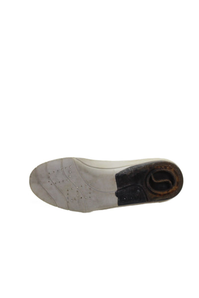 Golden Goose Deluxe Brand Womens Leather Superstar Sneakers White Size 35 5