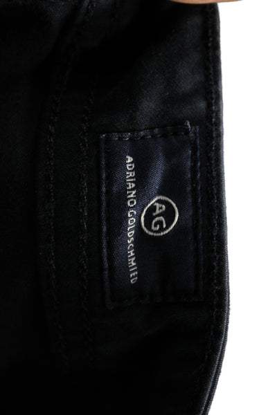 AG Adriano Goldschmied Mens Straight Jeans Dark Blue 91% Cotton Size 38