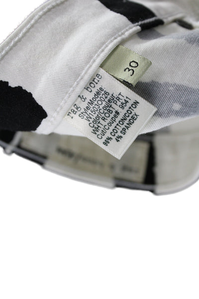 Rag & Bone Jean Unisex Skinny Black Jeans Size 30