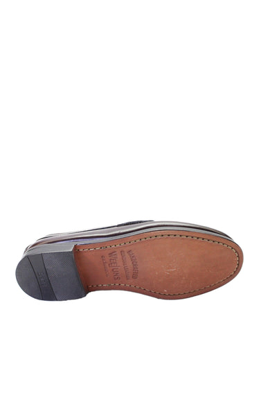 Weejuns Womens Leather Slip On Flat Loafers Shoes Brown Size 7