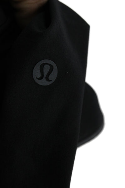 Lululemon Mens Sweat Shorts Black Polyester Size L