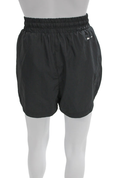 The Upside Unisex Sweat Black Drawstring Polyester Shorts Size 10