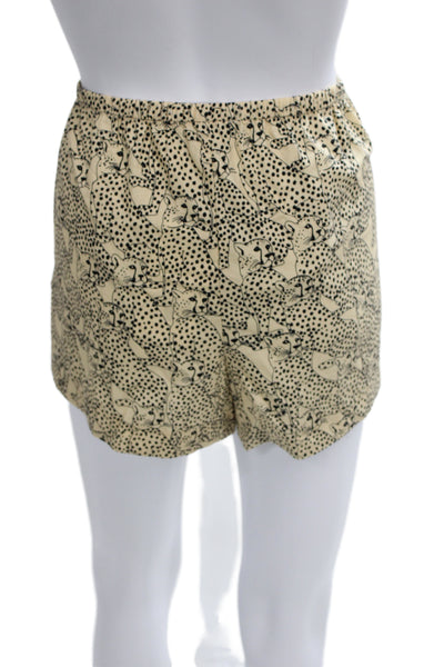 Zara Mens Boxer Shorts Beige Animal Print 100% Cotton Size L