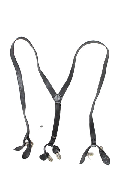 Dsquared2 Mens Clip On Suspenders Black Size One Size