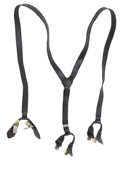 Dsquared2 Mens Clip On Suspenders Black Size One Size