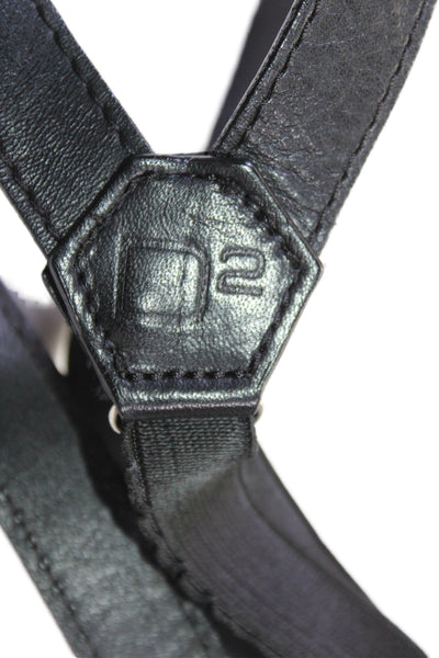 Dsquared2 Mens Clip On Suspenders Black Size One Size