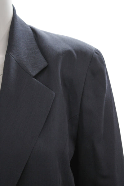 Matsuda Mens Overcoat Dark Blue Button Polyester Long Sleeve 90s Size S